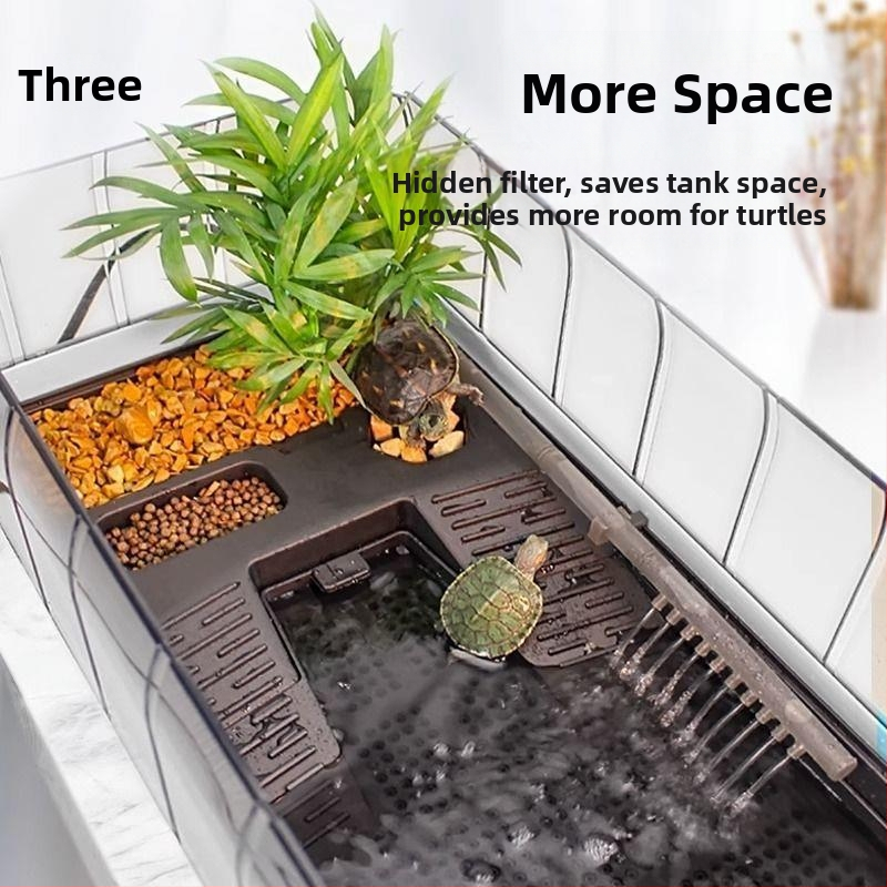 Bruņurupuču audzēšanas ekoloģiskā tvertne Brazīlijas bruņurupuču audzēšanai ar terasi Mājsaimniecības zivju tvertne Mazo bruņurupuču tvertne Krokodilu bruņurupuču ražotājs