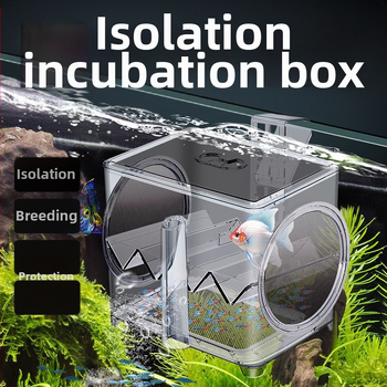 SQG žuvų bako liuko izoliacinė dėžutė akrilinė gupijų veisimo dėžė tropinėms žuvims mažoms žuvims jauniklių žuvų liuko gamybos namas