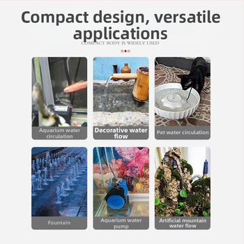 Akvārijs, mini ūdens sūknis, akmensdārzs, strūklaka, ūdens sūknis, mazs cirkulācijas sūknis, filtrs, pundurkociņš, īpaši kluss, mazs USB