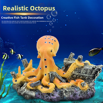 Gyanta polip csikóhal teknős díszek víztartály dekoráció tereprendezés kézművesség tengerfenék állat akvárium tereprendezés díszek