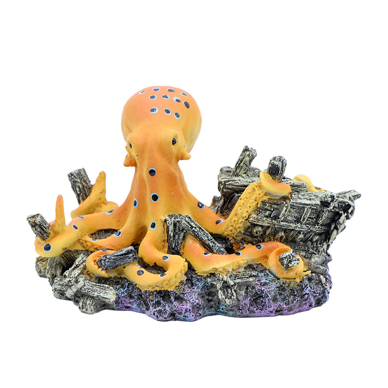 Gyanta polip csikóhal teknős díszek víztartály dekoráció tereprendezés kézművesség tengerfenék állat akvárium tereprendezés díszek