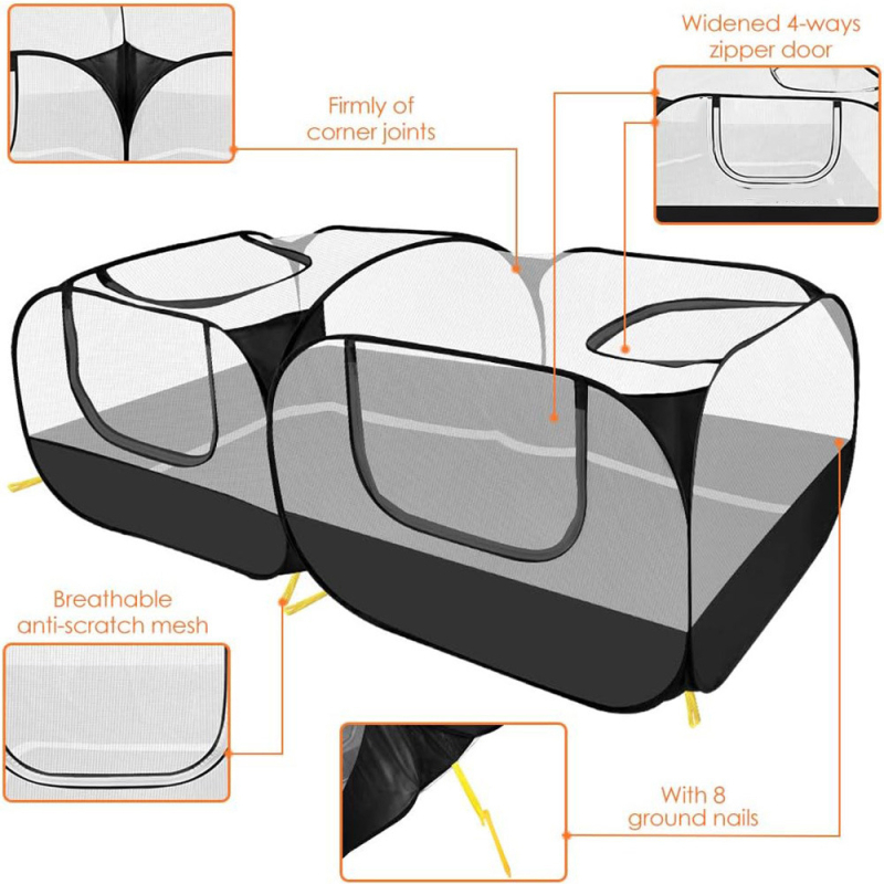 Amazon robbanásveszélyes hordozható csirkekerítés kültéri összecsukható nyúl macska kutya kacsa kisállat kerítés sátor