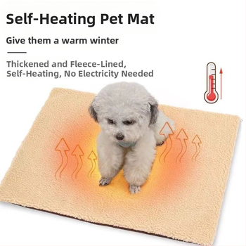 Αυτοθερμαινόμενο χαλάκι για κατοικίδια, σταθερή θερμοκρασία, αυτόματη θέρμανση, μόνωση, χειμερινή ζέστη, γάτα, παχύρρευστο, αφαιρούμενο και πλενόμενο, αυτοθερμαινόμενο