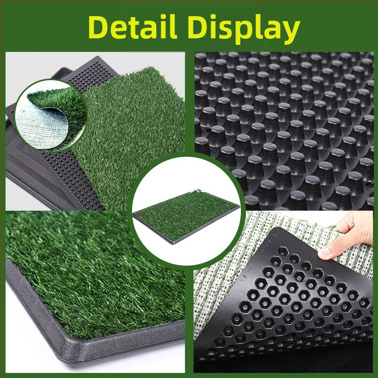 Трансгранична златна тоалетна за домашни любимци, вътрешна тревна тоалетна за кучета, използваема резервна подложка за урина, водоустойчива, миеща се подложка за кучешка урина