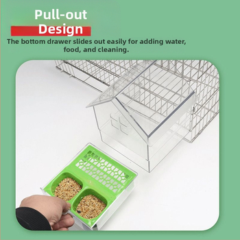 Papagoi söögikast katusele, päikeseline, must, fööniks, pojeng, lindude läbipaistev veesöögikast, kergesti puhastatav, B