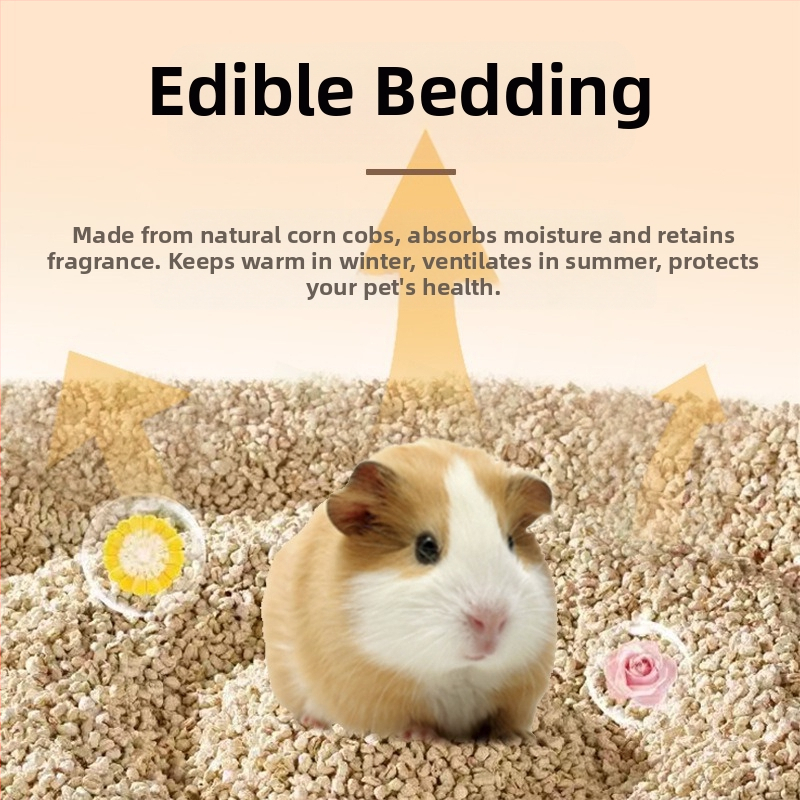 Hamsteripesa 2025. aasta suvine uus mudel Kuldse Karu jahutusmaja Jahutav keraamiline jäätunne Lihtne puhastada Ümarad nurgad Lemmikloomadele pole muhke