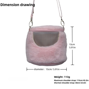 Διασυνοριακός κατασκευαστής ειδών κατοικίδιων Hamster Golden Bear Pet Outing Backpack Φορητή τσάντα ώμου Ζεστή τσάντα κατοικίδιων στρογγυλή