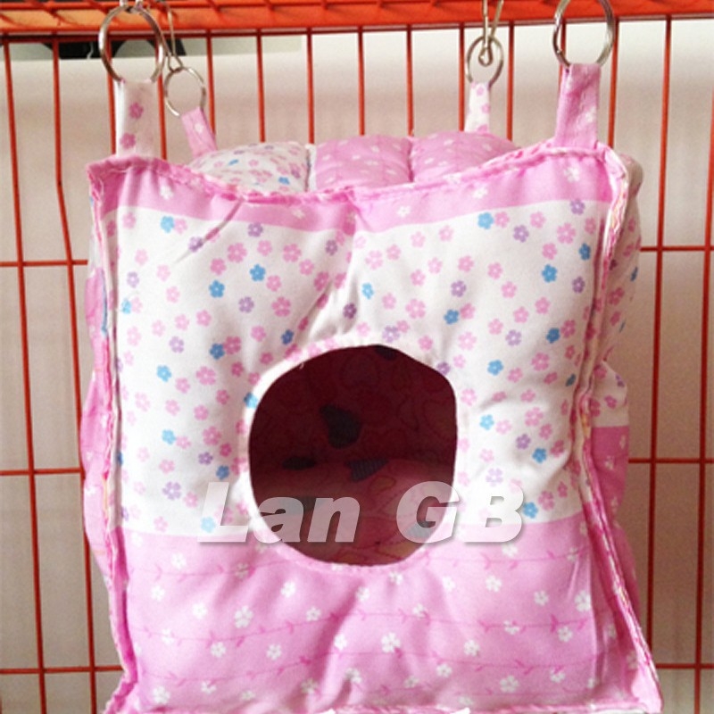 Háziállat pamutfészek csincsilla kis hörcsög nyúl nerc tengeri mókus meleg pamutfészek alvófészek meleg fészek függőágy játék