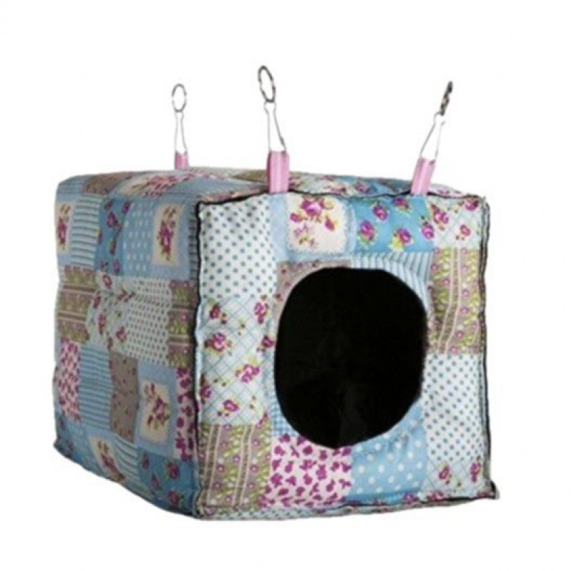 Háziállat pamutfészek csincsilla kis hörcsög nyúl nerc tengeri mókus meleg pamutfészek alvófészek meleg fészek függőágy játék