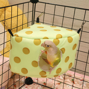 Honeyglider orav hamster väike papagoi puuvillane pesa talvine soe puuvillane pesa ananassi leivapesa kolmnurkne pesa