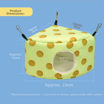 Honeyglider orav hamster väike papagoi puuvillane pesa talvine soe puuvillane pesa ananassi leivapesa kolmnurkne pesa