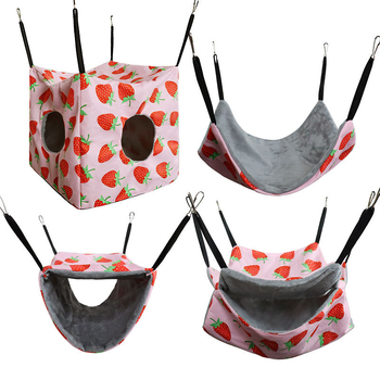 „Amazon“ jūrų kiaulytės guolis, medaus maišelis, šeškas, voverė, burundukas, pavasarinis/vasarinis hamakas, pakabinamas augintinis, keturių dalių rinkinys