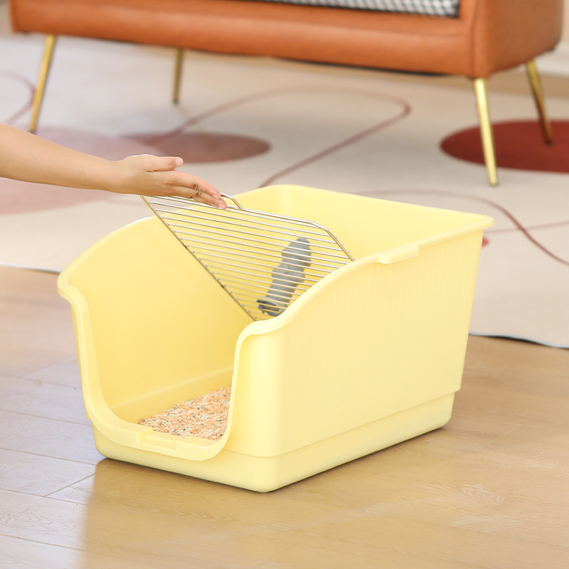 Falra Szerelhető Kutya WC Rozsdamentes Acél Kutyaalomdoboz Kis és Közepes Méretű Kutya WC Állateledel Szagtalanító Kialakítás