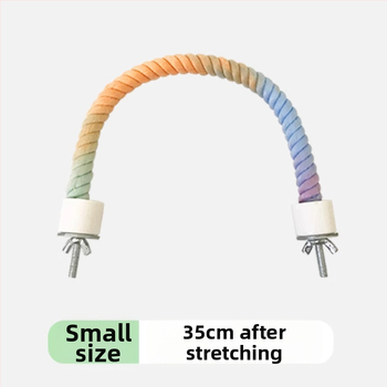 Κρεμαστό σχοινί παπαγάλου, κούνια για πουλιά, διακόσμηση κλουβιού πουλιών, δέρμα τίγρης, παιώνια, σπιράλ αναρρίχησης, βαμβακερό σχοινί Xuan Feng, κρεμαστό παιχνίδι