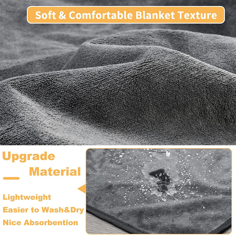 Amazon eladó csúszásmentes szőnyeg kisállatoknak nagy kutyaketreces szőnyeg vizeletálló vízálló korallgyapjú alvószőnyeg mosható