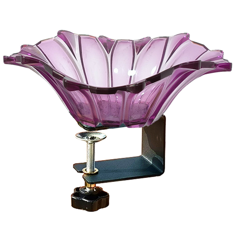 2025 Új, határokon átnyúló kültéri kerti kert Új miniatűr virágos madárfürdő Madárfürdő tál madáretető