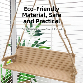 Hua Baishi Παγκάκι Κούνιας για Παπαγάλους, Βάση για Ξεκούραση Πουλιών για την Ανακούφιση από την Πλήξη και την Αυτοϊκανοποίηση, Βάση για Μαύρο Φοίνικα, Δέρμα Τίγρης, Παιώνια, Αξεσουάρ για Κλουβί Πουλιών