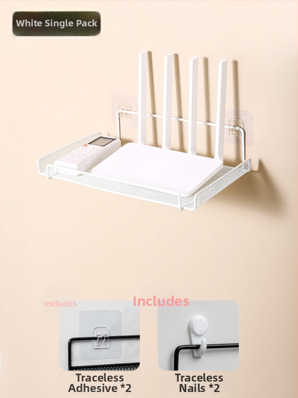 Router elhelyezési állvány TV set-top box tároló állvány fali ütésmentes fali konzol wifi tárolódoboz konzol