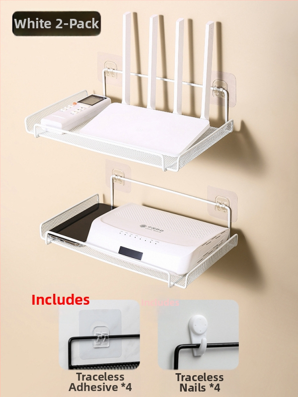Router elhelyezési állvány TV set-top box tároló állvány fali ütésmentes fali konzol wifi tárolódoboz konzol