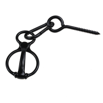 Nerūsējošā tērauda zirga piekabes āķis. Zirga virves lēnas atbrīvošanas ierīce lēni atbrīvo zirga virvi, kad zirgs nokrīt vai ir nobijies.