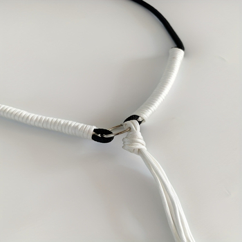 Ръчно тъкан пръстен за врата на кон с пискюл, въже за врата на кон за езда и обучение на коне, юзди за коне, каишка за врата на кон, декоративни аксесоари за врата на коне