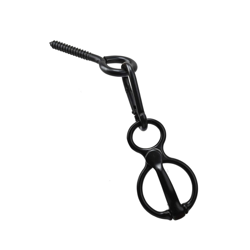 Zirgu šķūņa nerūsējošā tērauda zirgu virves sprādze jāšanas piederumi virves sprādze trīsdaļīga skrūves virves sprādze zirgu virves sprādze