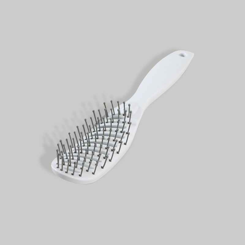 Ražotāja gatavā vīriešu frizūru ķemme, maza izliekta ķemme, gludi mati, deviņu rindu platzobu ķemme, friziera instruments, eļļas galvas veidošanas ķemme