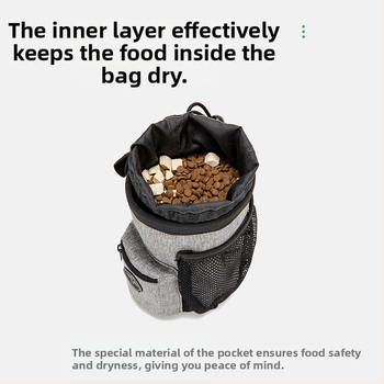 Τσάντα σνακ για κατοικίδια, τσάντα εκπαίδευσης σκύλου, τσάντα τροφής για σκύλους, επαγγελματική τσάντα μέσης εκπαίδευσης, φορητά είδη εξωτερικού χώρου για εξόδους, πιστοποίηση ποιότητας τροφίμων