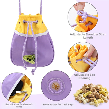 Εργοστάσιο κατοικίδιων ζώων βγαίνουν έξω τσάντα σνακ σκύλος γάτα εξωτερική μπορεί να βάλει σακούλα σκουπιδιών διαγώνια σακίδιο σκύλου σκύλος τσάντα βόλτας σκύλου