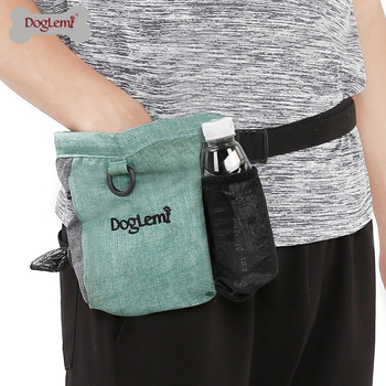 Lemmikloomade kaasaskantav koeratreeningu suupistekott lõuendikott koeratoidu vöökott õues kasutamiseks mõeldud koeratreeningu varustus koera jalutamiseks lemmikloomatarbed