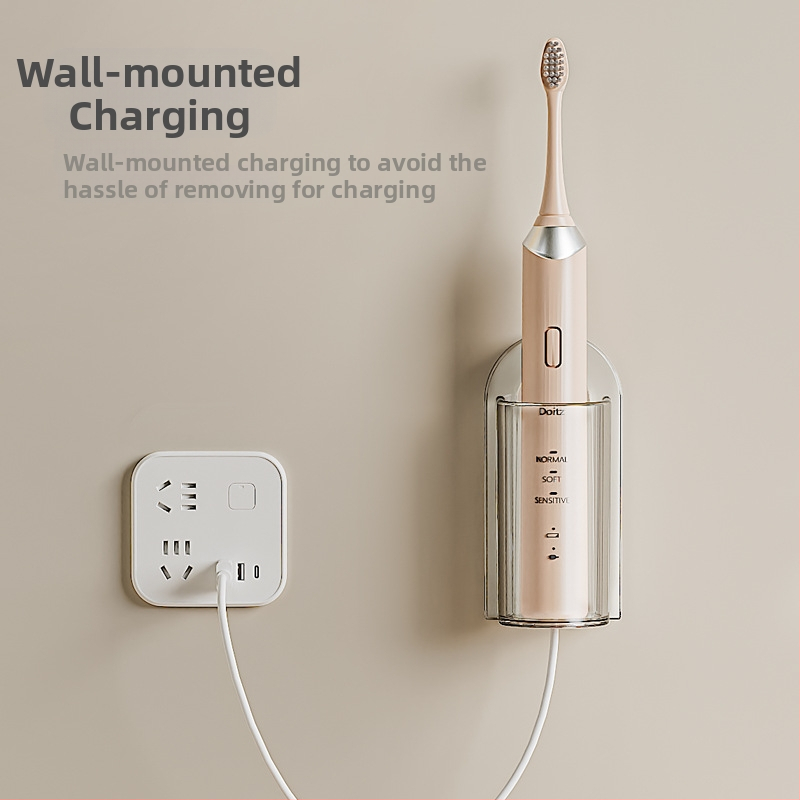 Držiak na elektrické zubné kefky Pro-hand bez perforácie, úložný stojan na toaletu, úložný box na zubnú pastu, automatický odšťavovač zubnej pasty