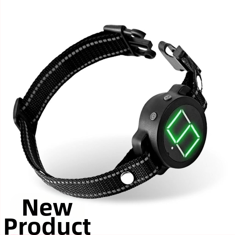 Piiriülene uus toode lemmikloomade haukumisvastane seade koeratreeningseade haukumisvastane kaelarihm automaatne haukumisvastane koer puldiga elektrilöögi vibratsiooniheli