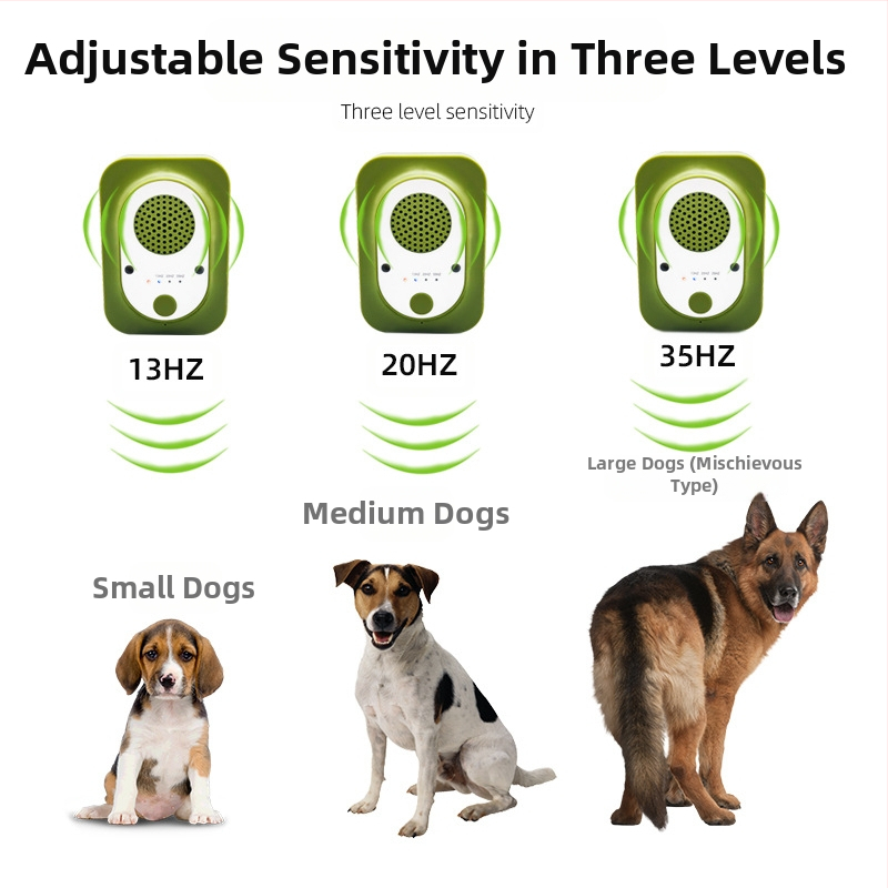Tarptautiniai naminių gyvūnėlių reikmenys Naujas ultragarsinis lojimo slopinimo įtaisas Lauko šunų atbaidymo įrenginys su triukšmo slopinimu Naminių gyvūnėlių dresuotojas Šunų dresavimo įtaisas