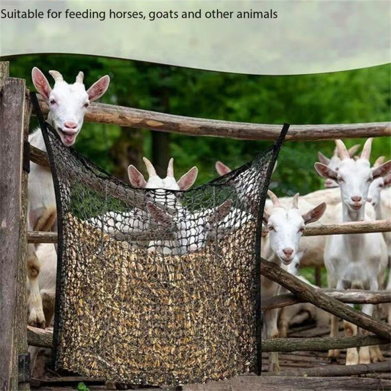 Tehase ise müüdav ratsaspordi heinakott suure mahutavusega heinavööga rippuv kuivsöödakott heinasöödavõrkkott