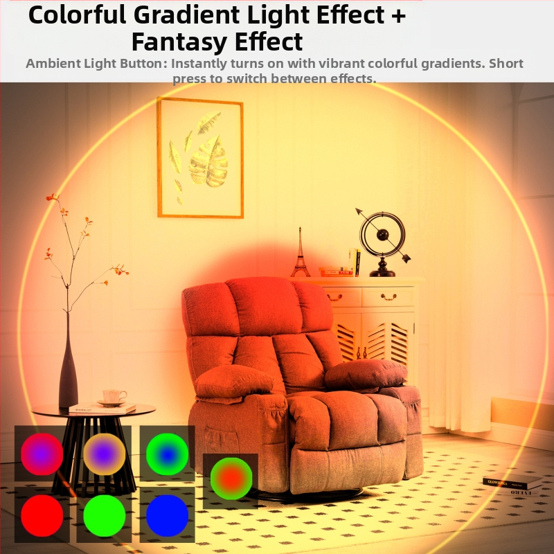 Трансгранични нови продукти интелигентно управление цветна градиентна атмосфера нощна светлина човешко тяло индукционна лампа с дълга издръжливост
