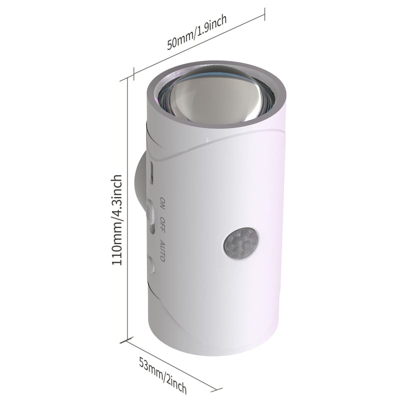 Piiriülesed uued tooted intelligentne juhtimine värviline gradientatmosfääri öövalgus inimkeha induktsioonlamp pikk vastupidavus