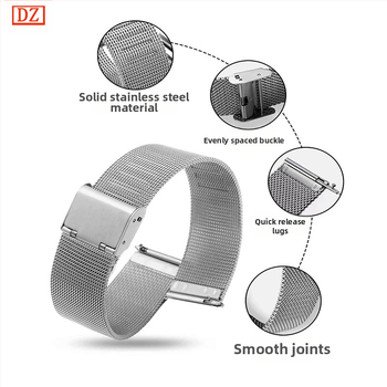 Κατάλληλο για το Huawei GT 5m Lan, από ανοξείδωτο ατσάλι, με λουράκι ματιών και Apple iWatch, με μονή/διπλή αγκράφα, λουράκι ρολογιού 04 γραμμών.