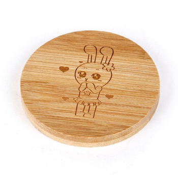 Преносимо огледало от бамбук, дървено преносимо мини козметично огледало, малко кръгло огледало с гравиране, лазерно гравиране на лого