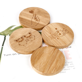 Преносимо огледало от бамбук, дървено преносимо мини козметично огледало, малко кръгло огледало с гравиране, лазерно гравиране на лого
