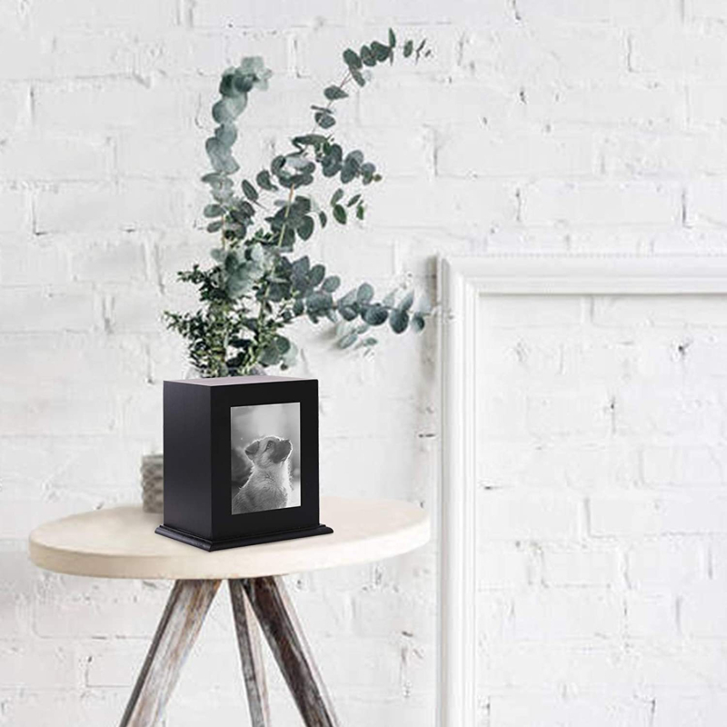 Mediniai augintinių laidotuvių karūnėliai, įvairiaspalviai, piešiniai, mažų gyvūnų laidotuvių karūnėliai su nuotraukų rėmeliu, atminimo mediniai karūnėliai