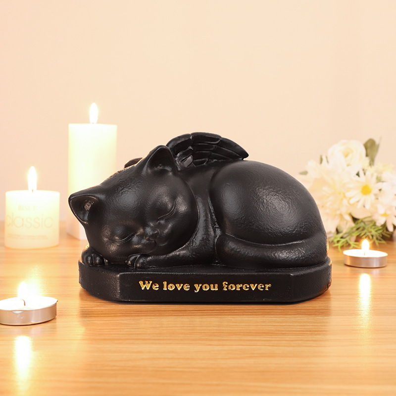 Határokon átnyúló raktáron európai gyanta kreatív temetkezési kellékek kisállatoknak Emlékdoboz kutya macska kisállat hamvas koporsó