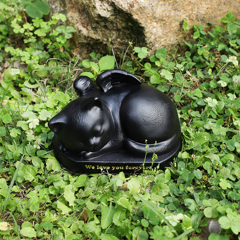 Határokon átnyúló raktáron európai gyanta kreatív temetkezési kellékek kisállatoknak Emlékdoboz kutya macska kisállat hamvas koporsó