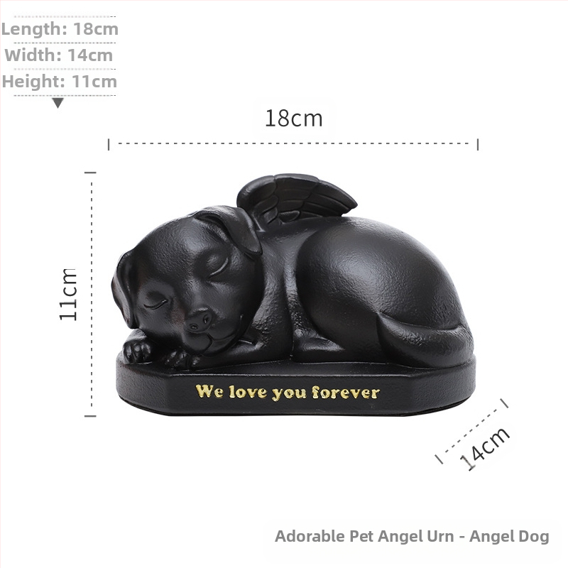 Határokon átnyúló raktáron európai gyanta kreatív temetkezési kellékek kisállatoknak Emlékdoboz kutya macska kisállat hamvas koporsó