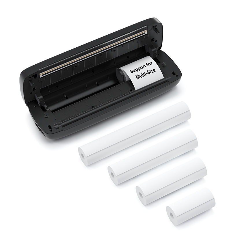 Piiriülene kaasaskantav A4-formaadis termoprinter, juhtmevaba, saab ühendada mobiiltelefoniga, vale küsimusega õpilase testpaber, tindivaba printer