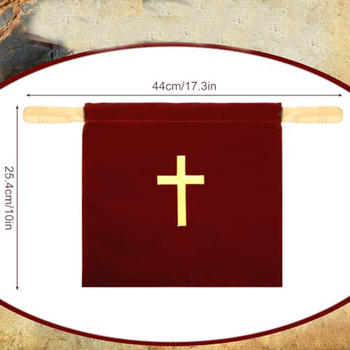 Bažnyčios atsidavimo krepšys, siuvinėtas kryžius, didelis ir vidutinis, mažas dydis, korėjietiškas ir amerikietiškas leidimas, Singapūro leidimas, piniginė su monetomis