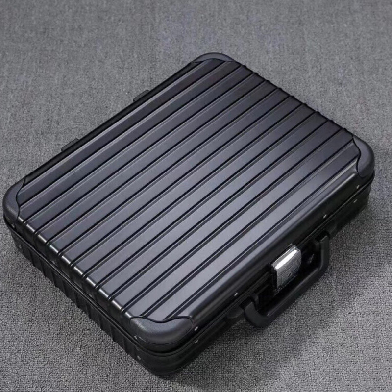 Q6V kohver alumiinium-magneesiumisulamist paroolikarp metallist kohver tööriistakast mitmeotstarbeline portfell sularahakast elektriline