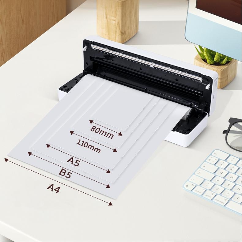 Piiriülene A4 termoprinter Koduprinter Väikeprinter Kodumajapidamise universaalne versioon 24V printer Printimine