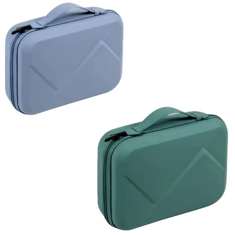 Hordozható és praktikus adatkábel-töltő tárolótáska leesésgátló kemény héjjal nyomásálló mobil tápegység digitális tárolótáska