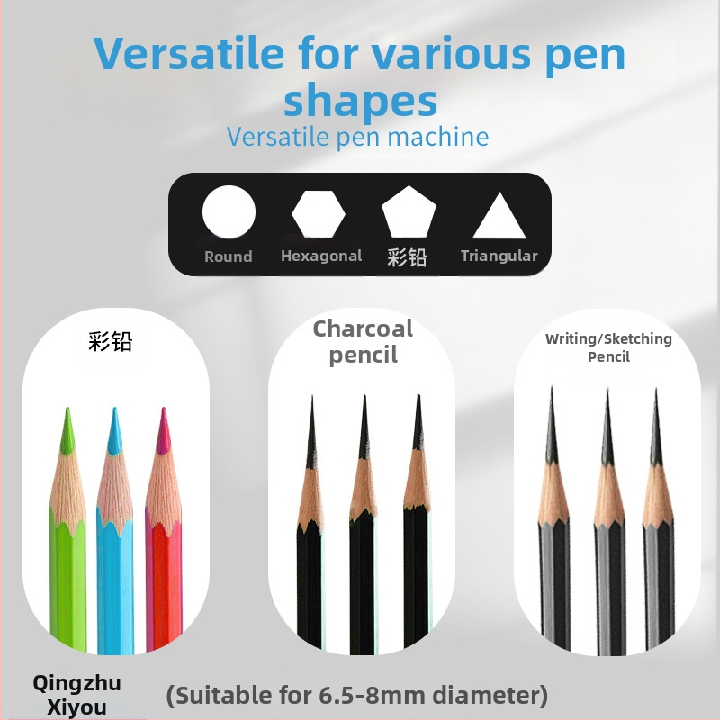 Qingzhu Xiyou скица скица острилка за моливи острилка за моливи ръчна острилка изкуство суров въглен острилка за моливи острилка за моливи