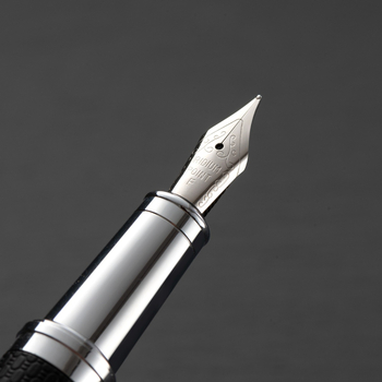 Στυλό από λεπτό δέρμα, μεταλλικό, 26 τεμάχια, με πολλές άκρες, προαιρετικό σάκο μελάνης, με τυπωμένο λογότυπο.